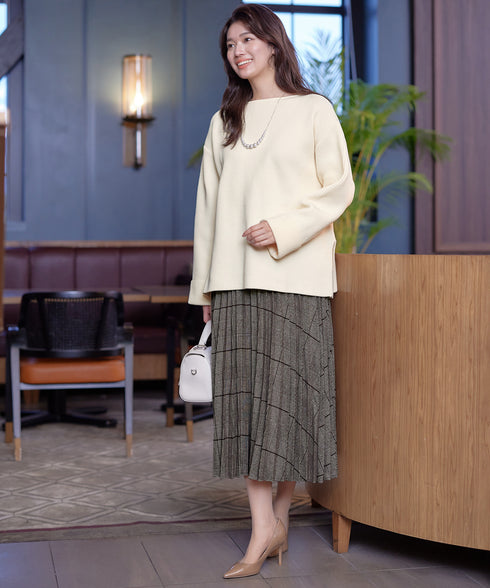 【アウトレット】軽量ワイドスリーブニット