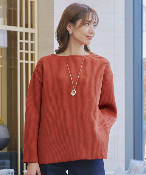 【アウトレット】軽量ワイドスリーブニット