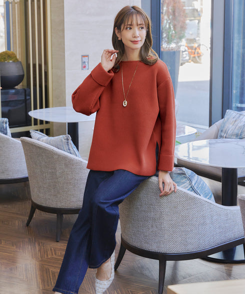 【アウトレット】軽量ワイドスリーブニット