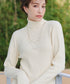 タートルリブニットトップス