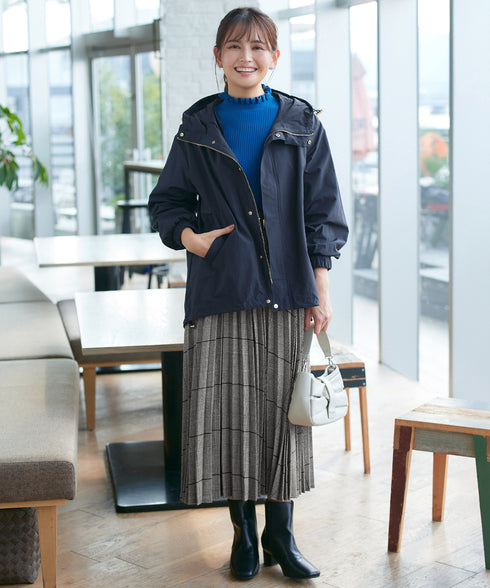 【安田美沙子さん着用・選べる2type】フリルニットトップス