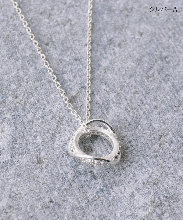 【安田美沙子さん着用 / 選べる4TYPE】 シルバータイニーネックレス