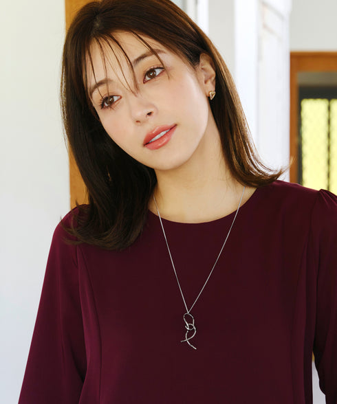 【おのののかさん着用】ノベルツイストネックレス