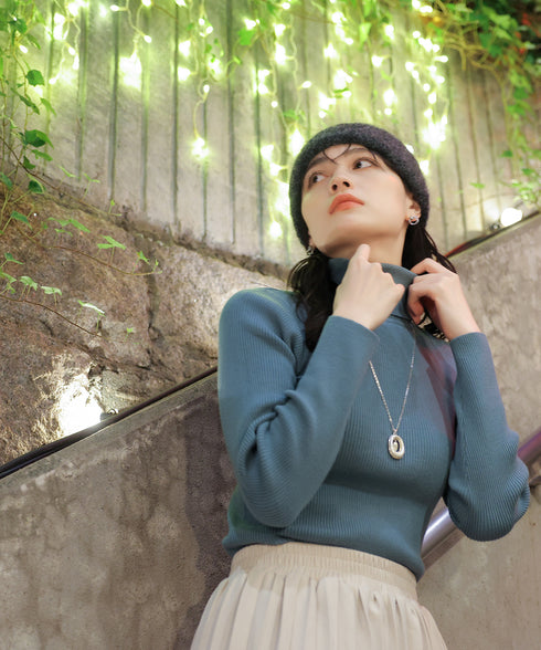 【2way】オーバルパールロングネックレス