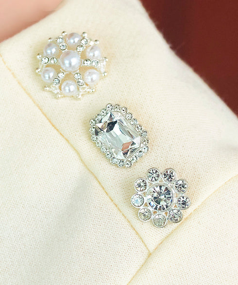 肩ビジュー裏起毛ドッキングワンピース