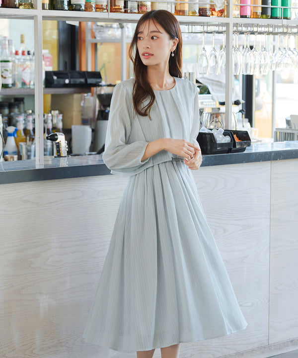 シフォンドレープワンピース