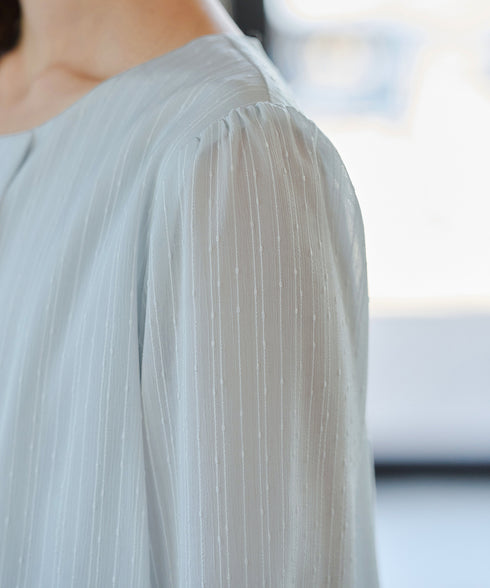 シフォンドレープワンピース