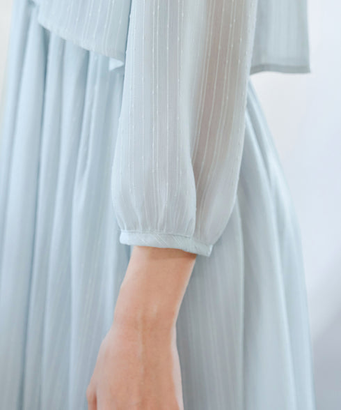 シフォンドレープワンピース