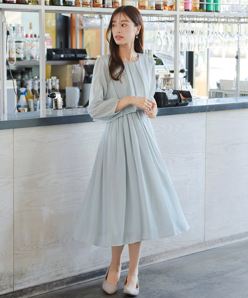 シフォンドレープワンピース