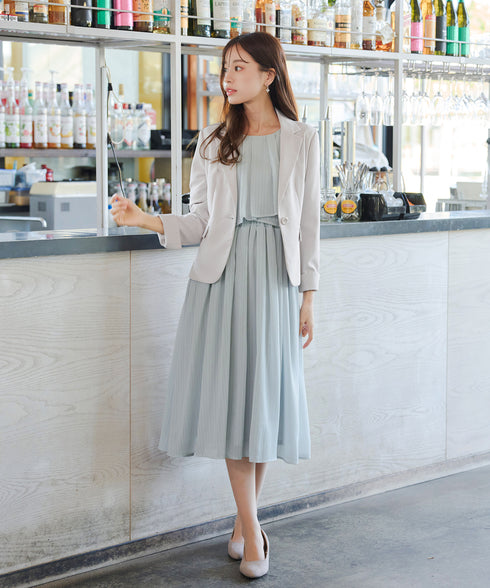 シフォンドレープワンピース