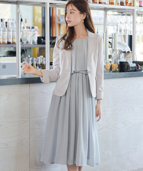 シフォンドレープワンピース