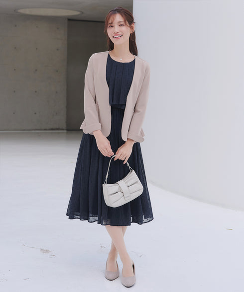 シフォンドレープワンピース