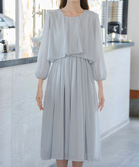 シフォンドレープワンピース