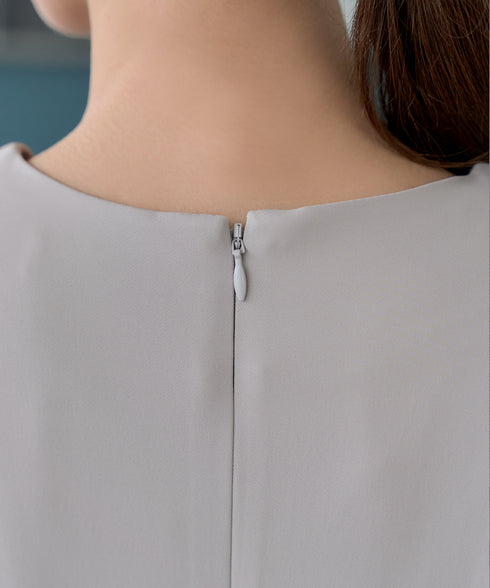 リボンベルトフレアワンピース