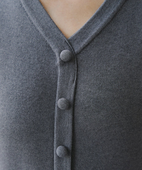 【クリアランスセール】くるみボタンニットワンピース