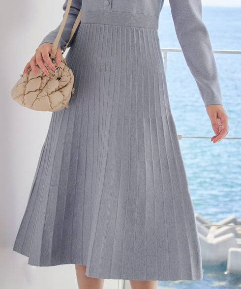 【クリアランスセール】くるみボタンニットワンピース