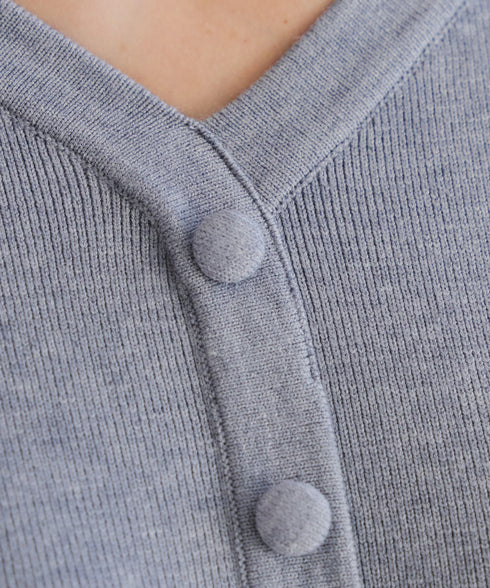 【クリアランスセール】くるみボタンニットワンピース