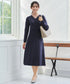 【クリアランスセール】くるみボタンニットワンピース