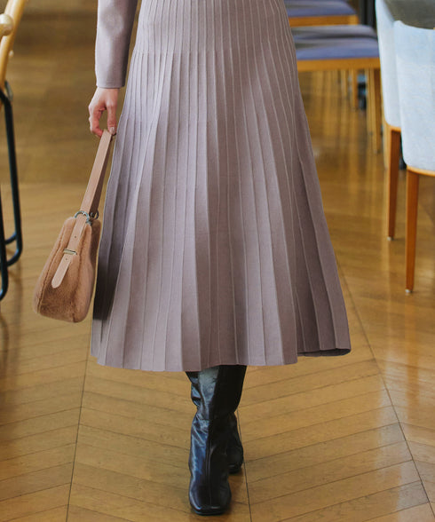 【クリアランスセール】くるみボタンニットワンピース