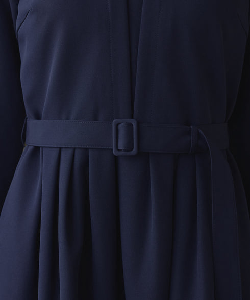 【ダブルクロス】 ナローVネックワンピース