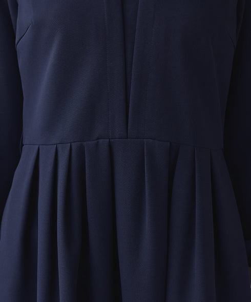 【ダブルクロス】 ナローVネックワンピース