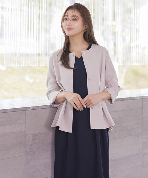 【アウトレット】ハイストレッチジョーゼットワンピース