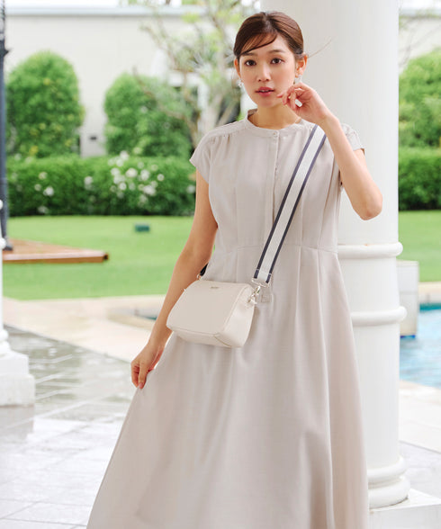 【アウトレット】リネンライクワンピース