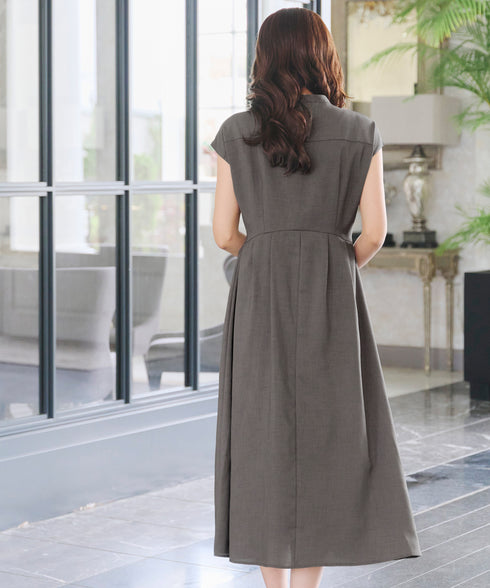 【アウトレット】リネンライクワンピース