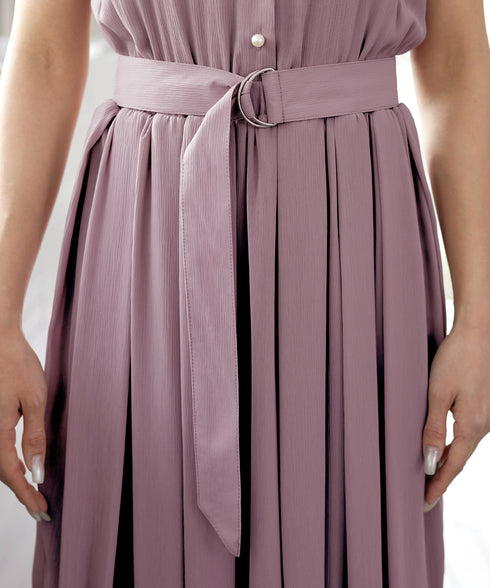 シアーシャツワンピース