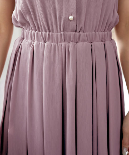 シアーシャツワンピース