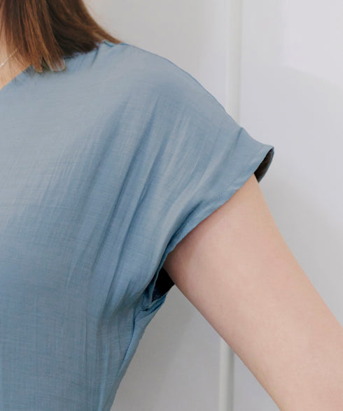 【アウトレット】はしごレースフレアワンピース