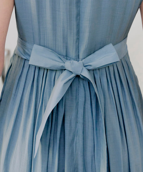 【アウトレット】はしごレースフレアワンピース