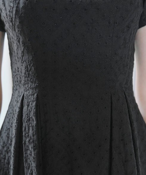 パンチングレーススカラップワンピース