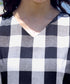 【アウトレット / 袖が選べる】大柄ギンガムチェックワンピース