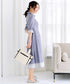 レースコンビシャツワンピース