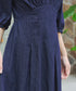 デニムタックギャザーワンピース
