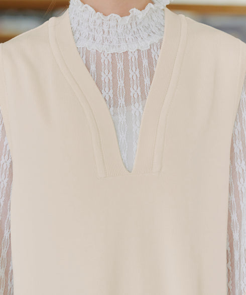 スポンジニットジャンスカ