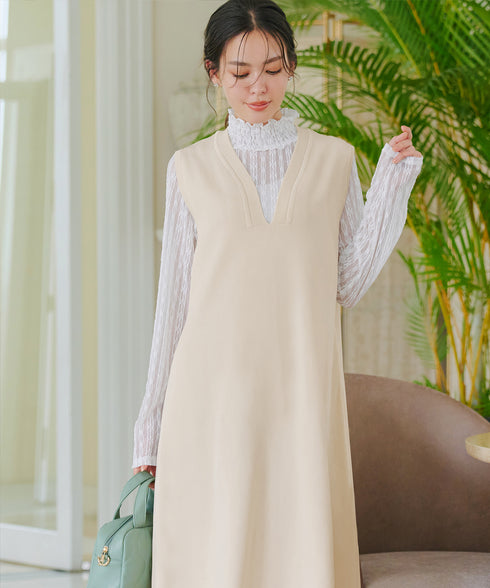 スポンジニットジャンスカ