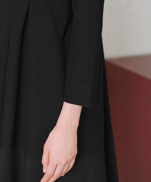 【クリアランスセール】リップルコンビワンピース