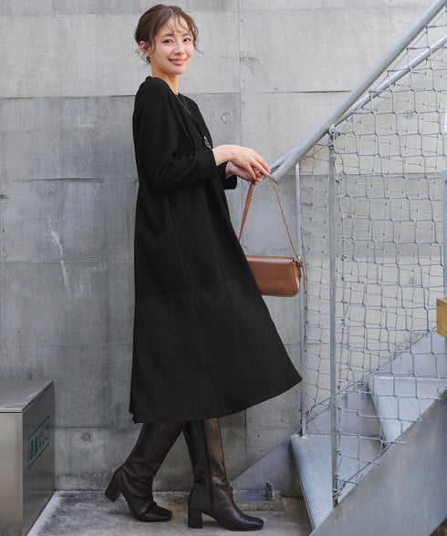 【クリアランスセール】リップルコンビワンピース