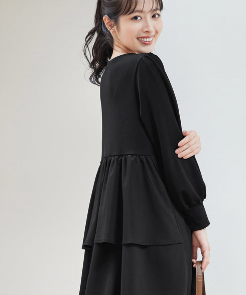 ドッキングティアードワンピース