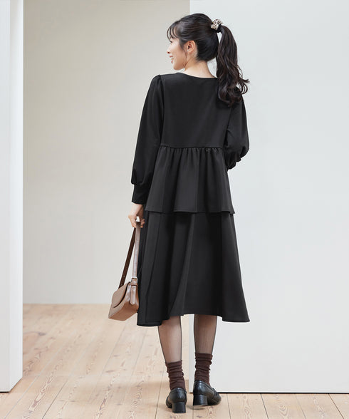 ドッキングティアードワンピース