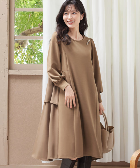 ドッキングティアードワンピース