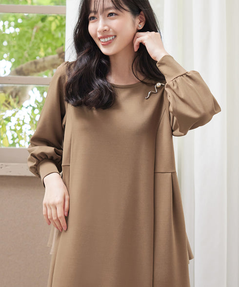 ドッキングティアードワンピース