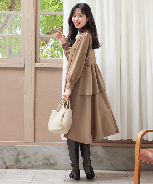 ドッキングティアードワンピース