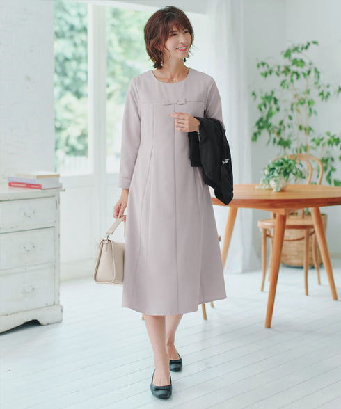 【安田美沙子さん着用 / アウトレット / 撥水】リボンキルトレインシューズ