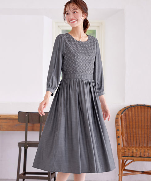 レース切替ワンピース