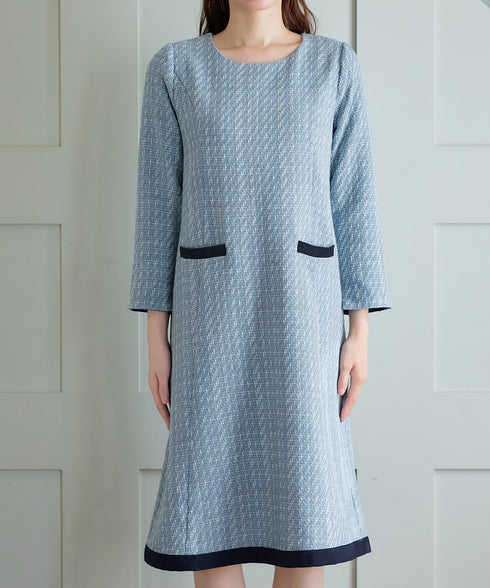 ツイードAラインワンピース