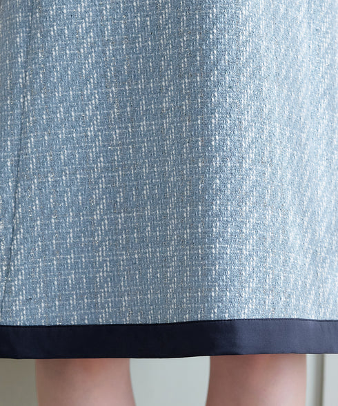 ツイードAラインワンピース