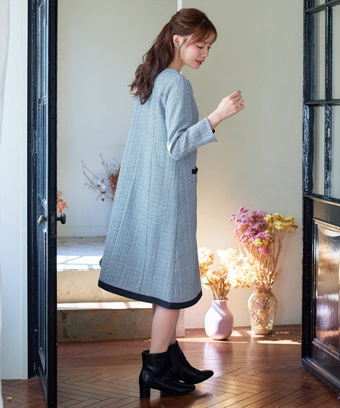 ツイードAラインワンピース